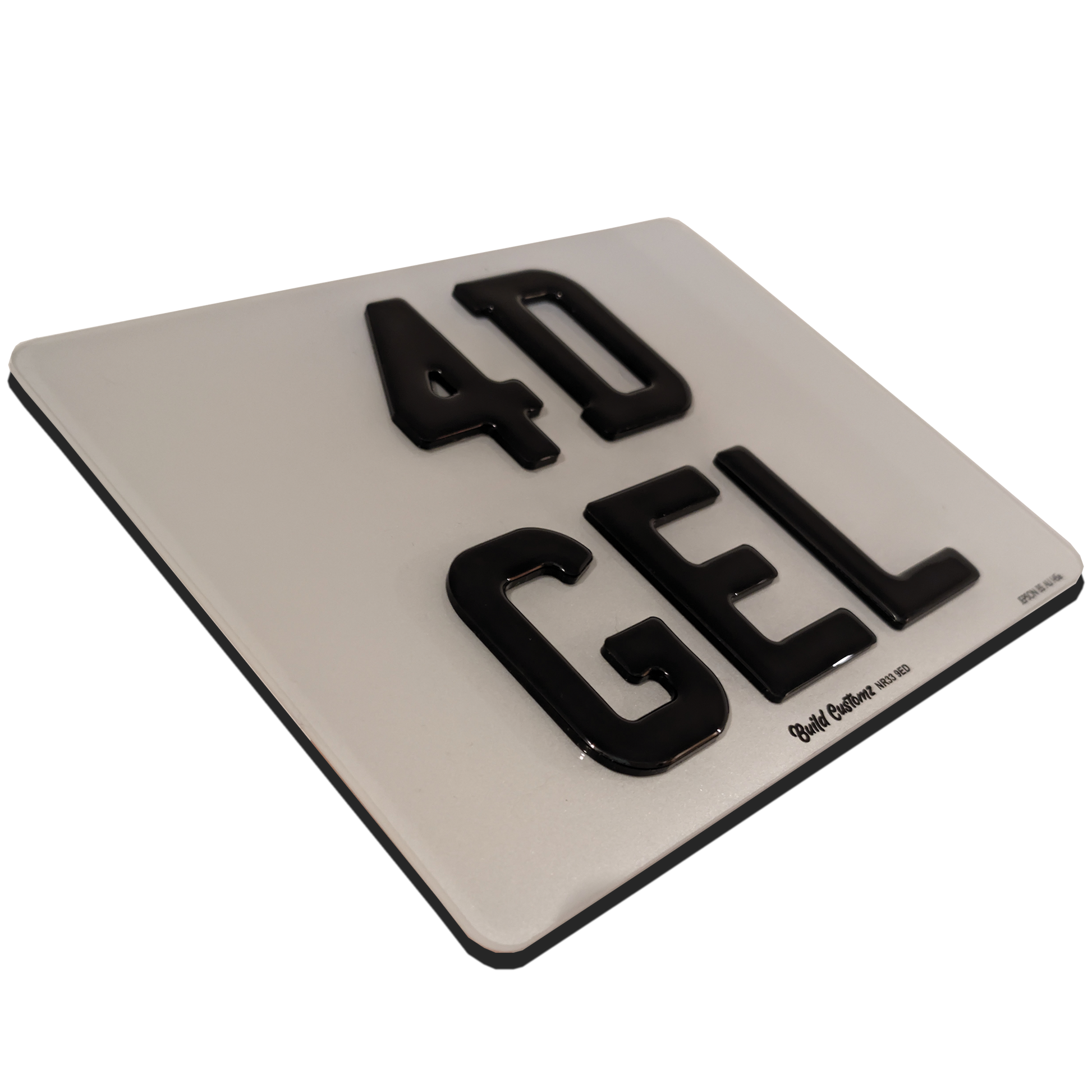 4 x 4 Square Number Plates | 4 x 4 Square Car Plates | Build Customz