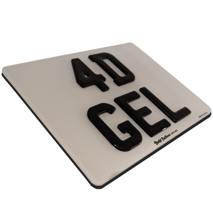 4 x 4 Square Number Plates | 4 x 4 Square Car Plates | Build Customz